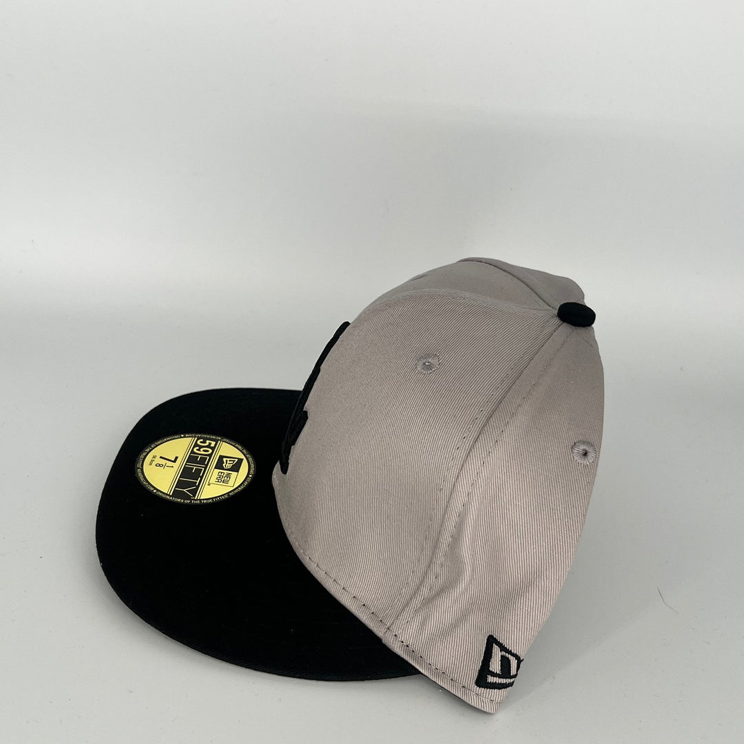Gray Black Los Angeles Dodgers New Era MLB 59Fifty Fitted Hat