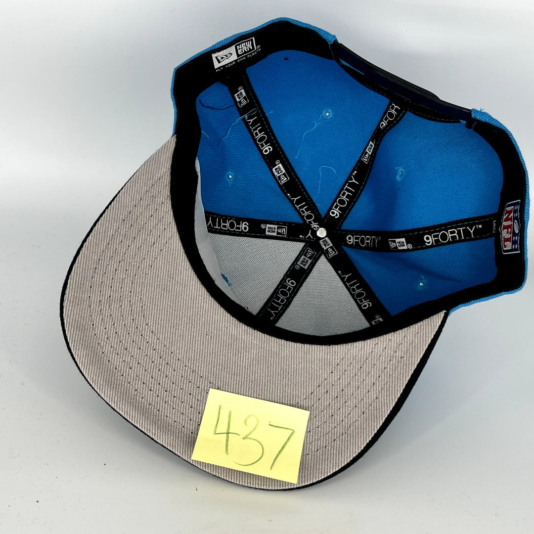 Blue Black Carolina Panthers New Era 9Forty NFL Snapback Hat