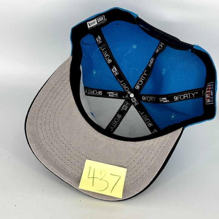 Blue Black Carolina Panthers New Era 9Forty NFL Snapback Hat