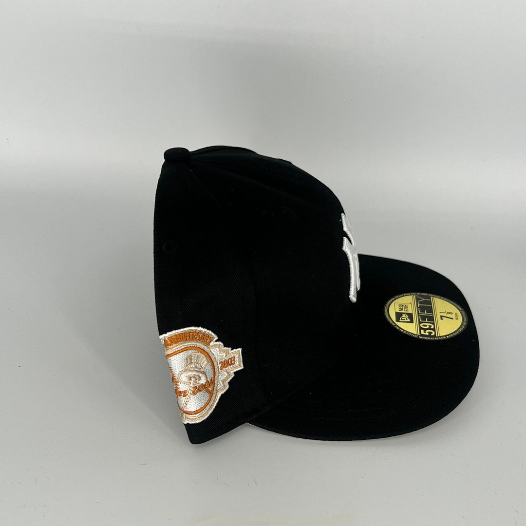 Black New York Yankees 100th Anniversary New Era MLB 59Fifty Fitted Hat