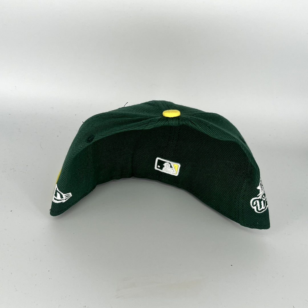 Green Yellow Athletics New Era MLB 59Fifty Fitted Hat