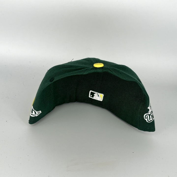 Green Yellow Athletics New Era MLB 59Fifty Fitted Hat