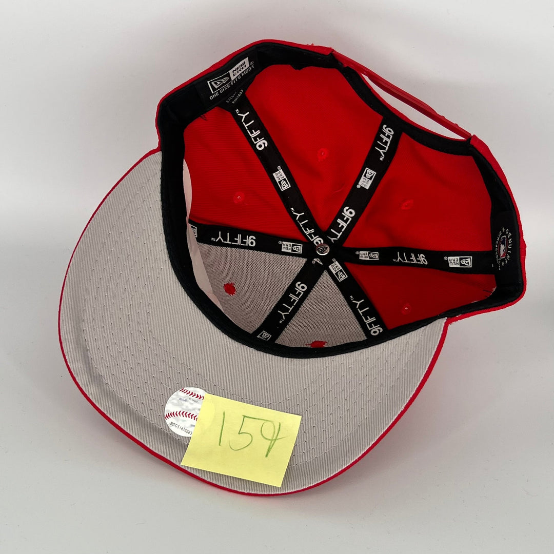 Red Los Angeles Dodgers 1981 World Series Side Patch New Era MLB 9Fifty Snapback Hat