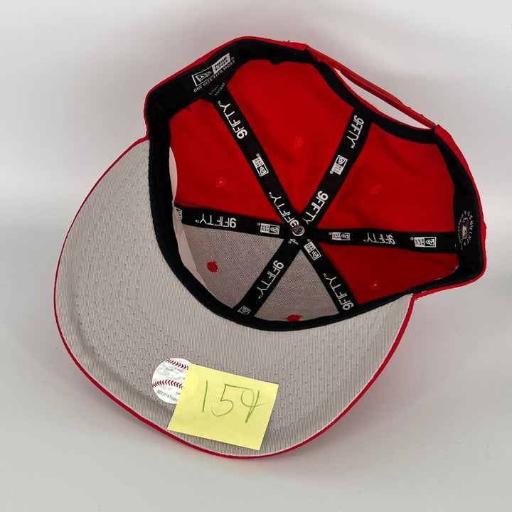 Red Los Angeles Dodgers 1981 World Series Side Patch New Era MLB 9Fifty Snapback Hat