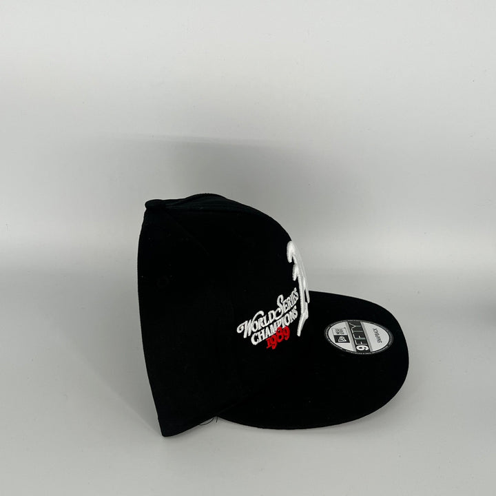 Black Athletics 1989 World Series Champions New Era MLB 9Fifty Snapback Hat