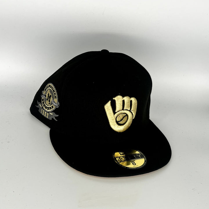 Black Milwaukee Brewers 1982 SP New Era MLB 59Fifty Fitted Hat