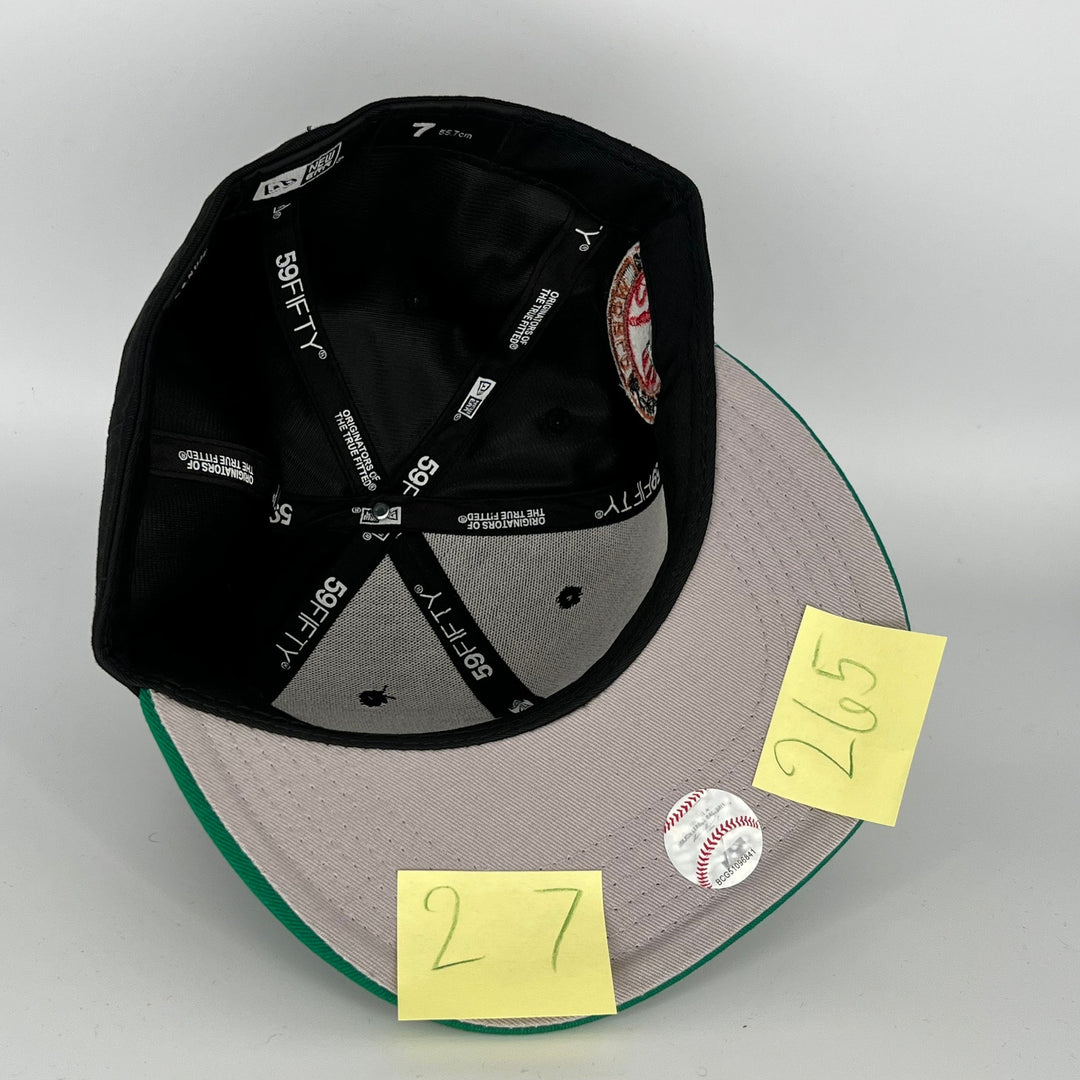 Black Green New York Yankees 1949 World Series Side Patch New Era MLB 59Fifty Fitted Hat