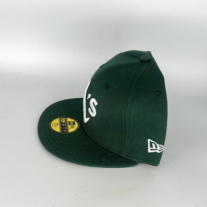 Green Athletics The Arena Bay SP New Era MLB 59Fifty Fitted Hat