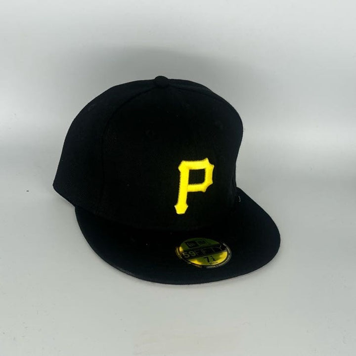 Black Pittsburgh Pirates New Era MLB 59Fifty Fitted Hat