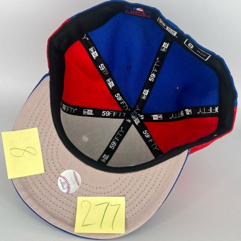 Red White Blue Montreal Expos. New Era MLB 59Fifty Fitted Hat