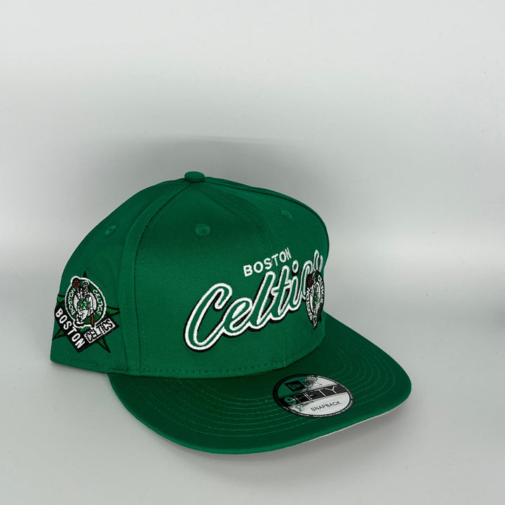 Green Boston Celtics Boston Celtics Side Patch New Era NBA 9Fifty Snapback Hat