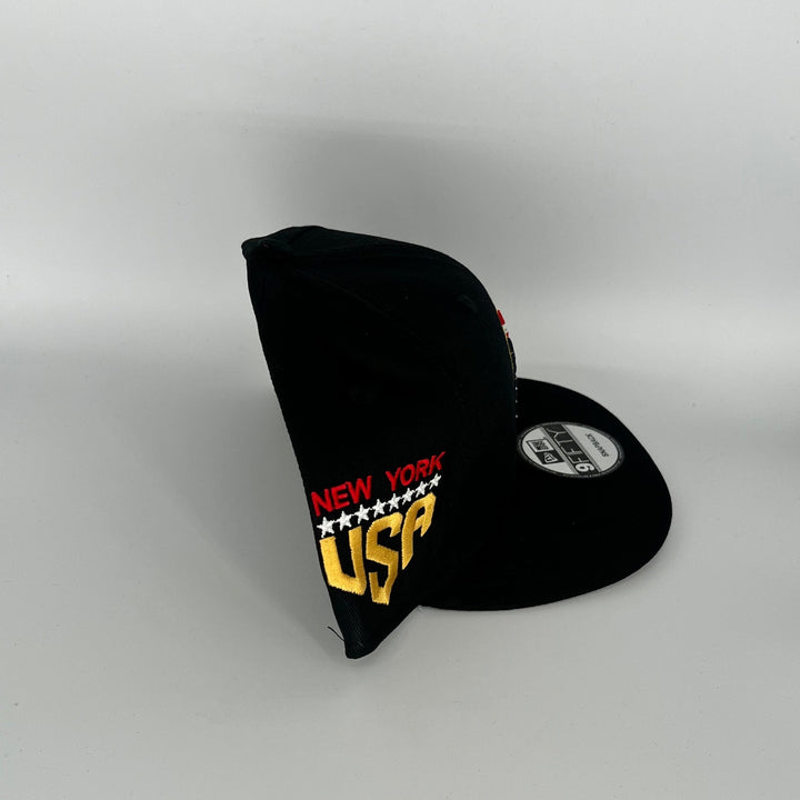 Black New York Yankees USA Side Patch New Era MLB 9Fifty Snapback Hat