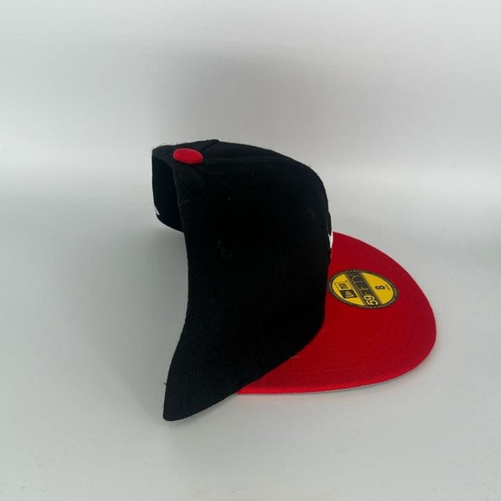 Black Red Chicago Bulls New Era NBA 59Fifty Fitted Hat