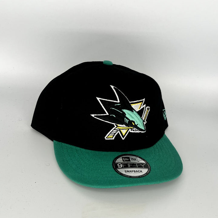 Black Green San Jose Sharks NHL 9Fifty Snapback Hat