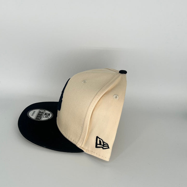 Khaki Black Baltimore Orioles  A.L. Side Patch New Era MLB 9Fifty Snapback Hat