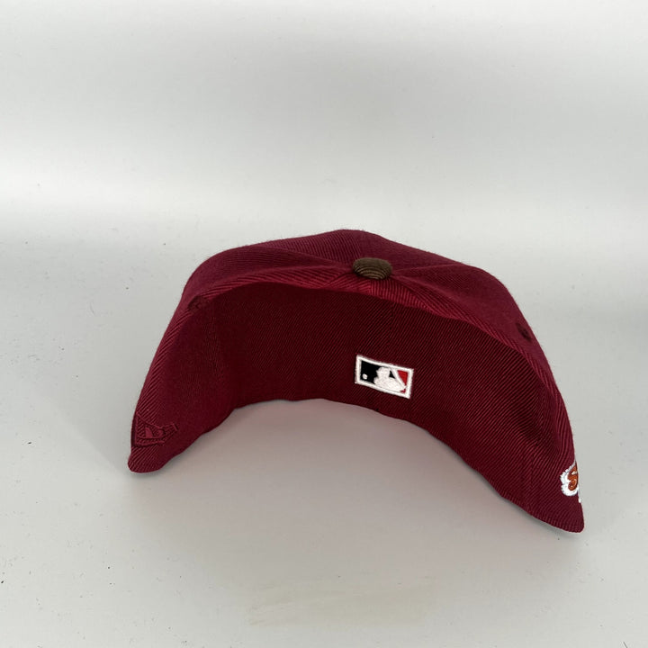 Maroon Brown Detroit Tigers 1984 WS SP New Era MLB 59Fifty Fitted Hat