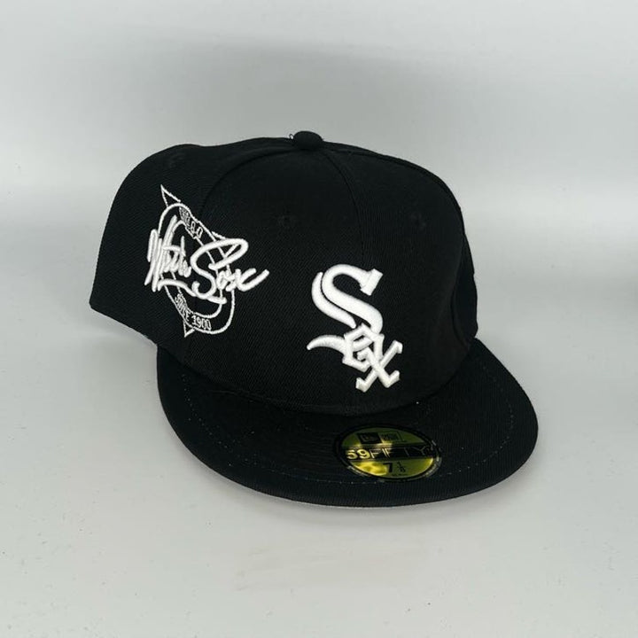 Black Chicago White Sox New Era MLB 59Fifty Fitted Hat