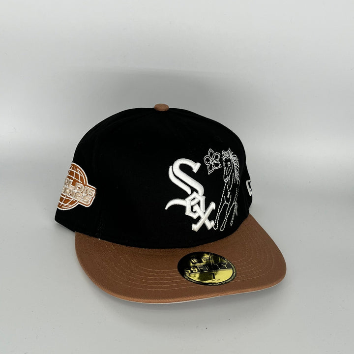 Black Brown Chicago White Sox World Series Side Patch New Era MLB 59Fifty Fitted Hat