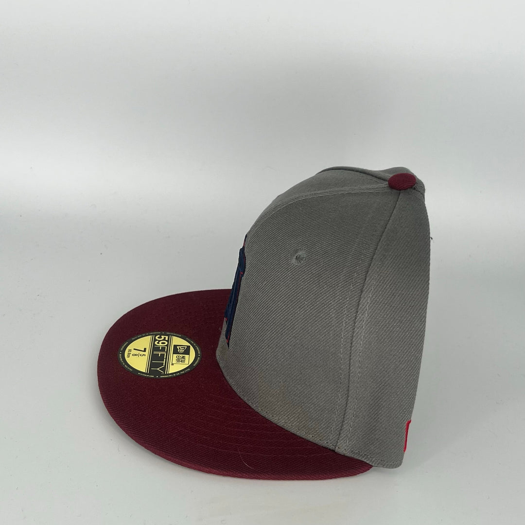 Gray Maroon Los Angeles Angels 40TH Season SP New Era MLB 59Fifty Fitted Hat