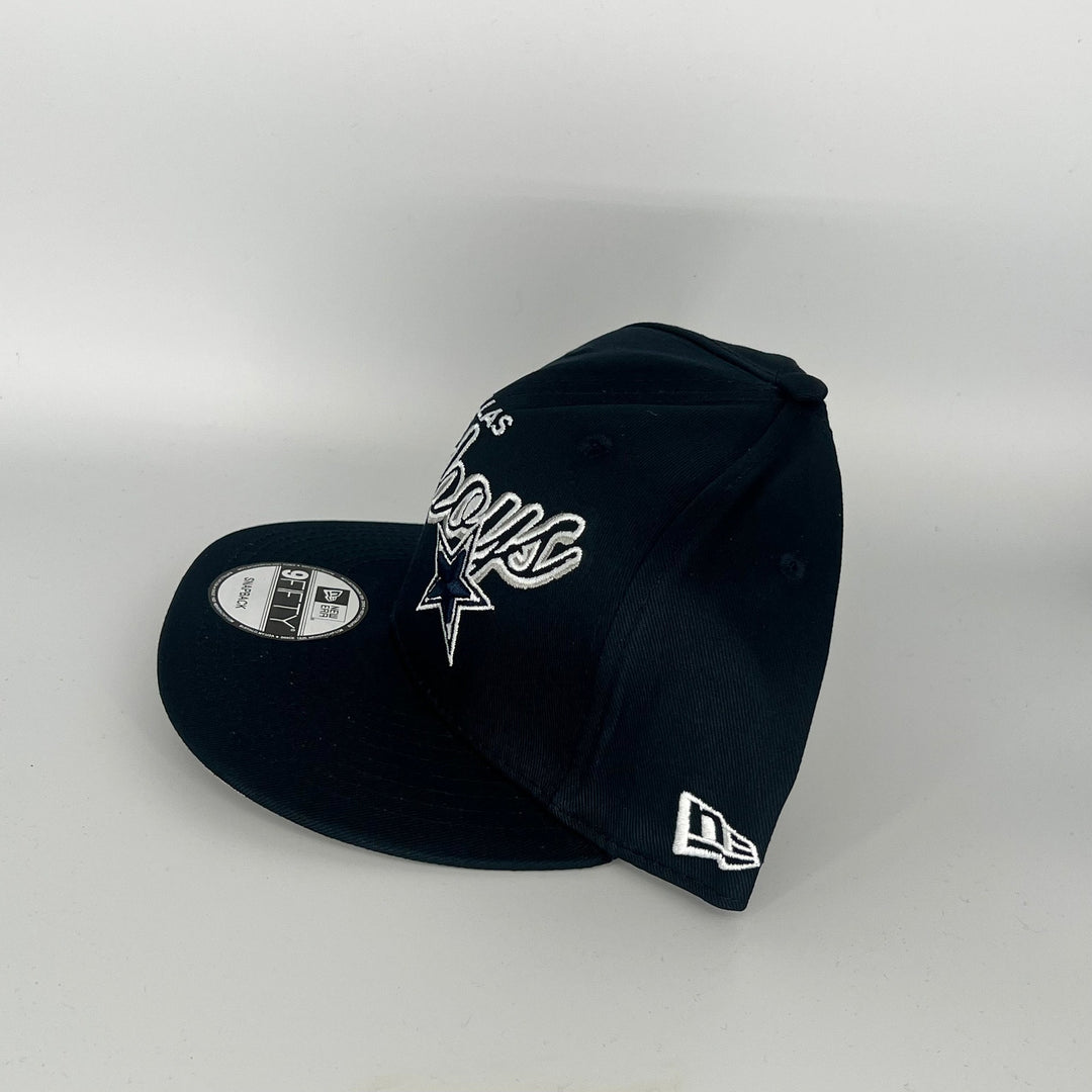 Navy Dallas Cowboy 50 Star Side Patch New Era NFL 9Fifty Snapback Hat