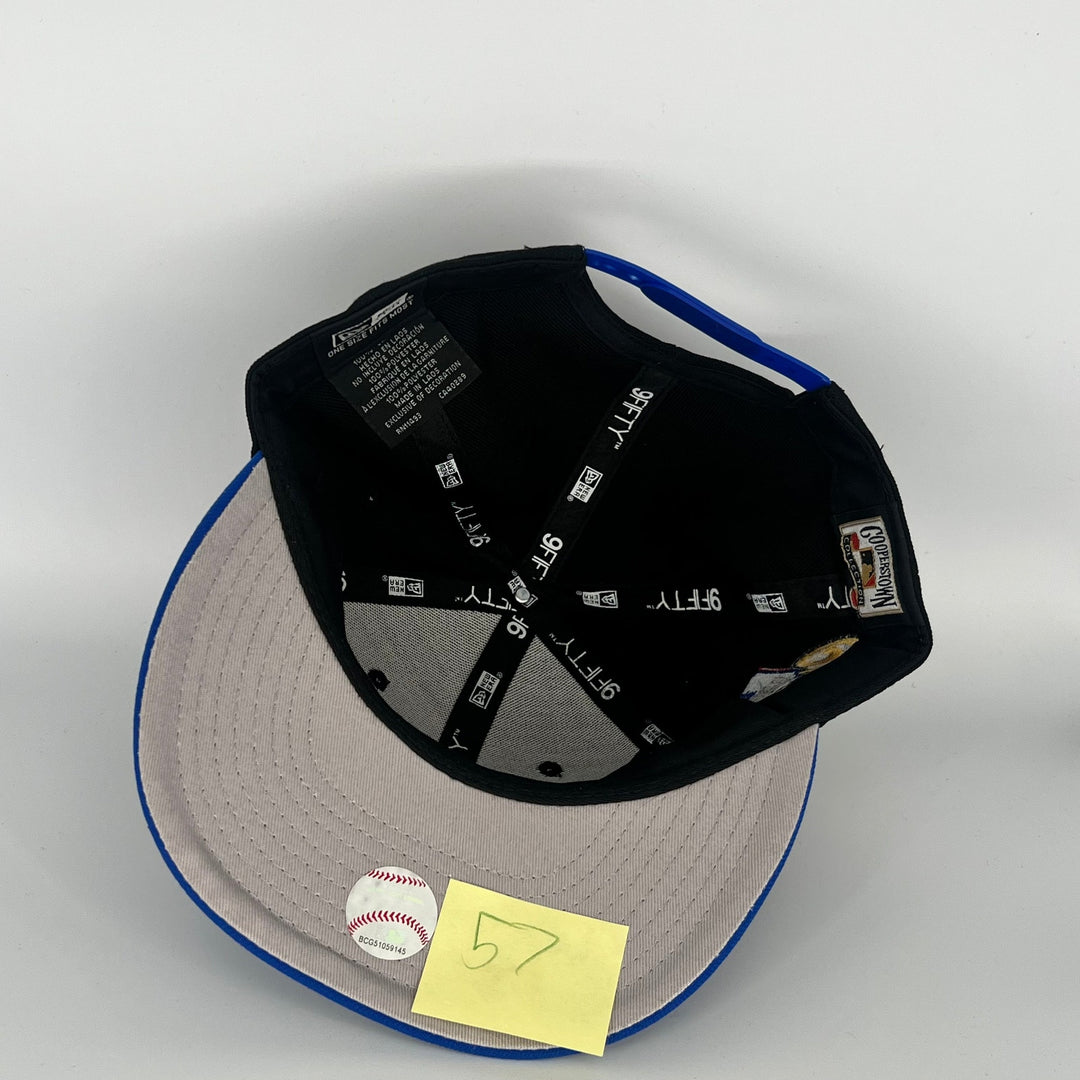 Black Blue Texas Rangers World Series Champions 2023 Side Patch New Era MLB 9Fifty Snapback Hat