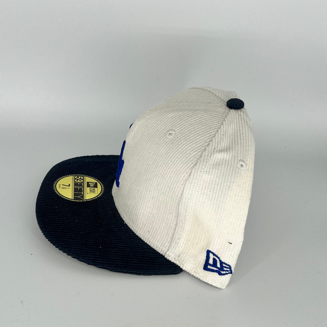 White Black Los Angeles Dodgers 2023 Undefeated West Coast Side Patch New Era MLB 59Fifty Fitted Hat