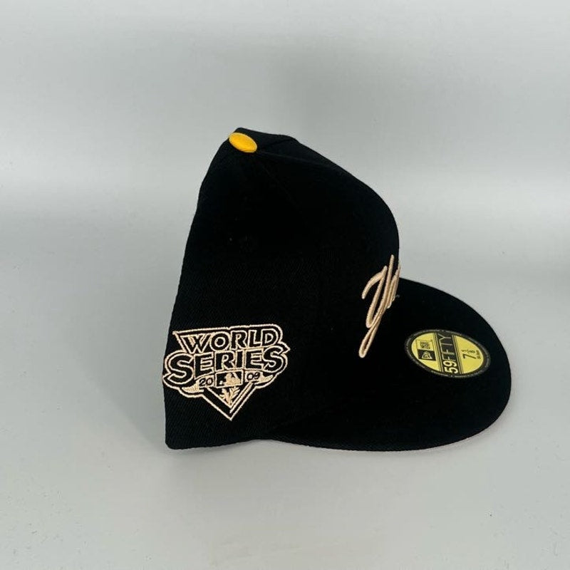 Black New York Yankees New Era MLB 59Fifty Fitted Hat