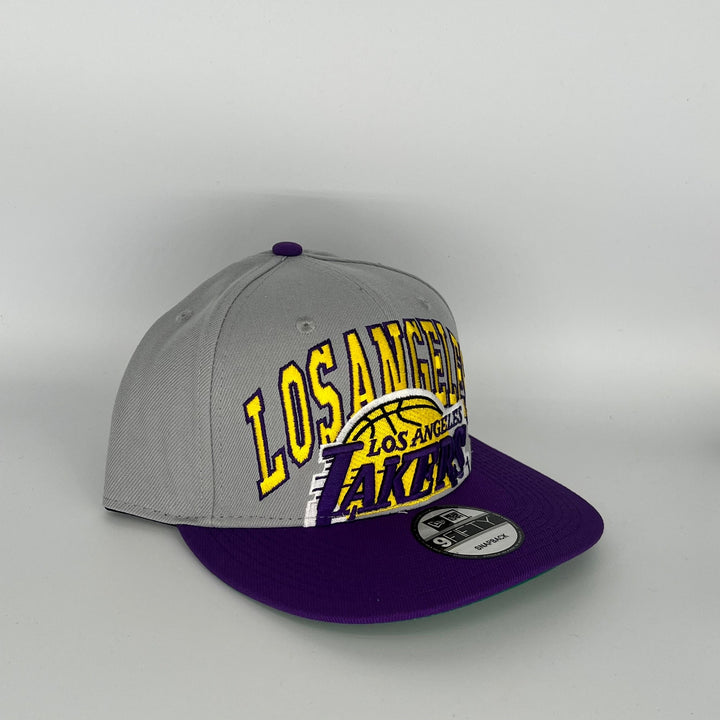 Grey Purple Los Angeles Lakers New Era NBA 9Fifty Snapback Hat