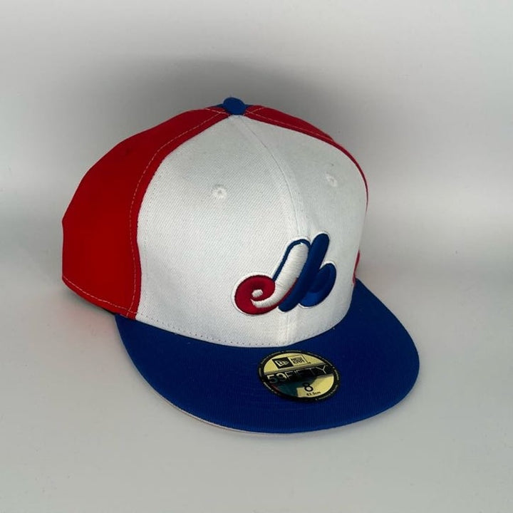 Red White Blue Montreal Expos. New Era MLB 59Fifty Fitted Hat