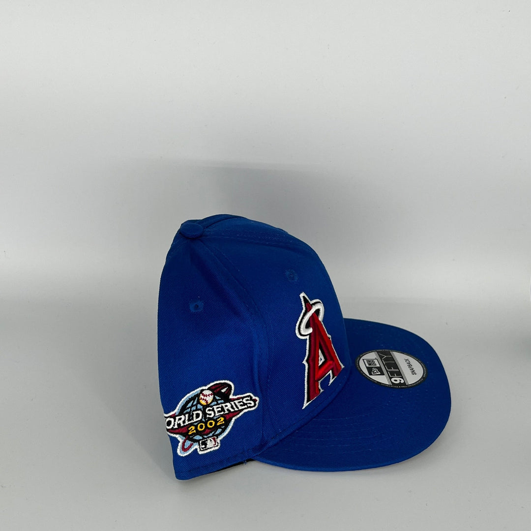 Blue Los Angeles Angels 2002 World Series 2010 All Star Game Side Patch New Era MLB 9Fifty Snapback Hat