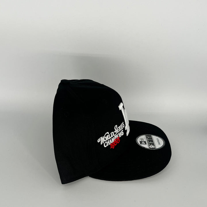 Black Los Angeles Dodgers 1988 World Series Champions New Era MLB 9Fifty Snapback Hat