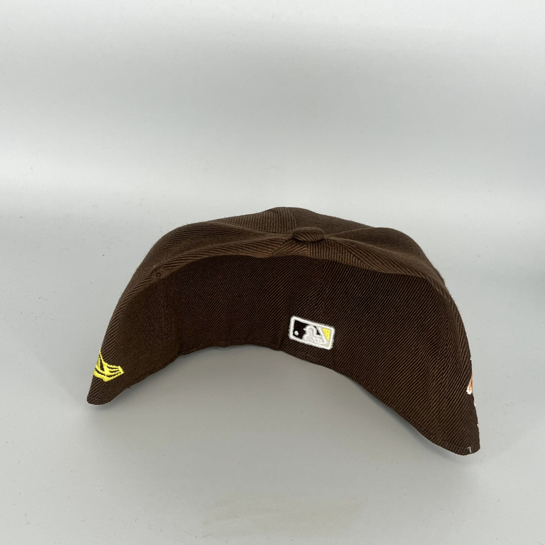 Brown San Diego Padres 25TH Anniversary SP New Era MLB 59Fifty Fitted Hat