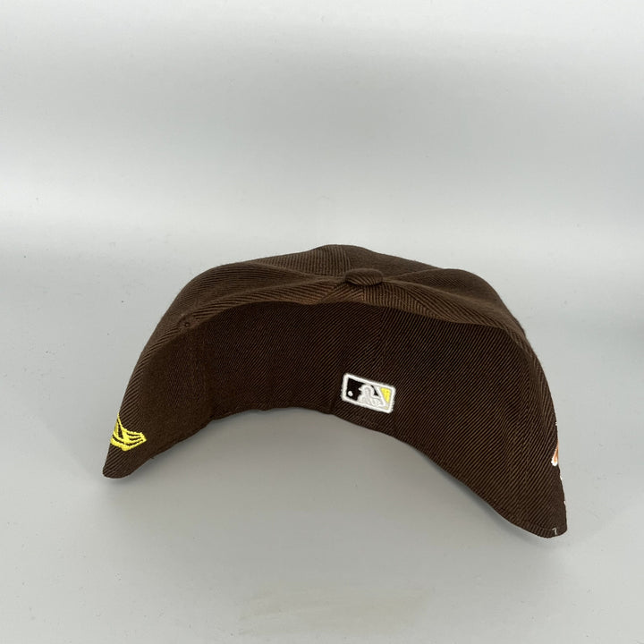 Brown San Diego Padres 25TH Anniversary SP New Era MLB 59Fifty Fitted Hat