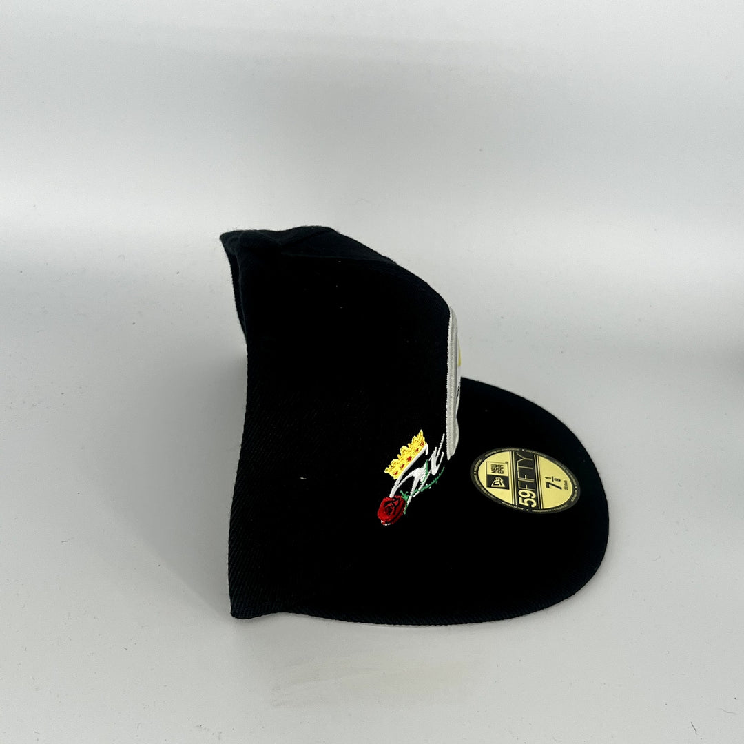 Black Pittsburgh Steelers 10X Patch New Era MLB 59Fifty Fitted Hat