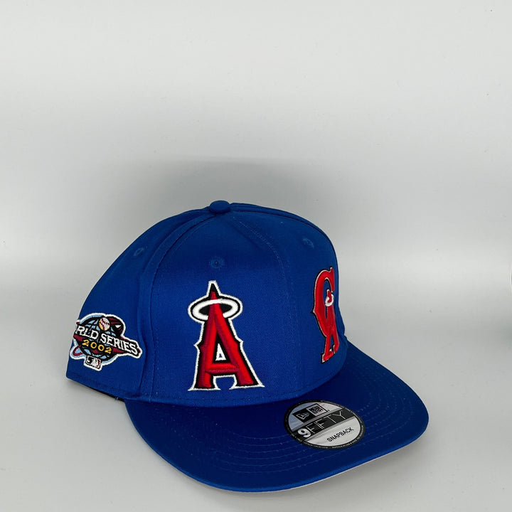 Blue Los Angeles Angels 2002 World Series 2010 All Star Game Side Patch New Era MLB 9Fifty Snapback Hat