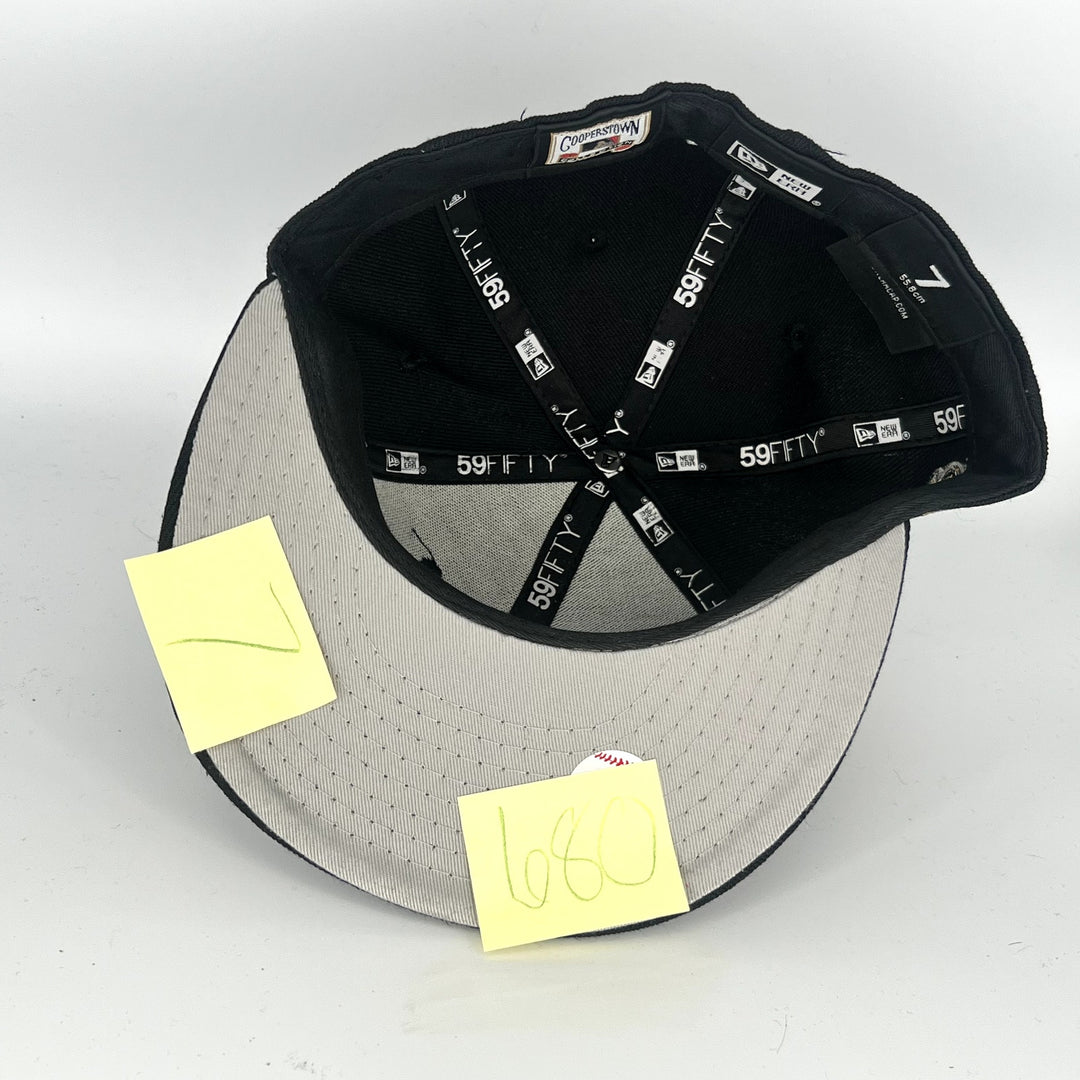 Black Los Angeles Dodgers 100TH Anniversary New Era MLB 59Fifty Fitted Hat