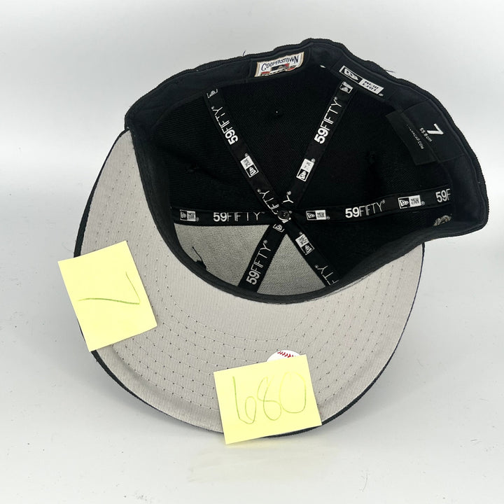 Black Los Angeles Dodgers 100TH Anniversary New Era MLB 59Fifty Fitted Hat