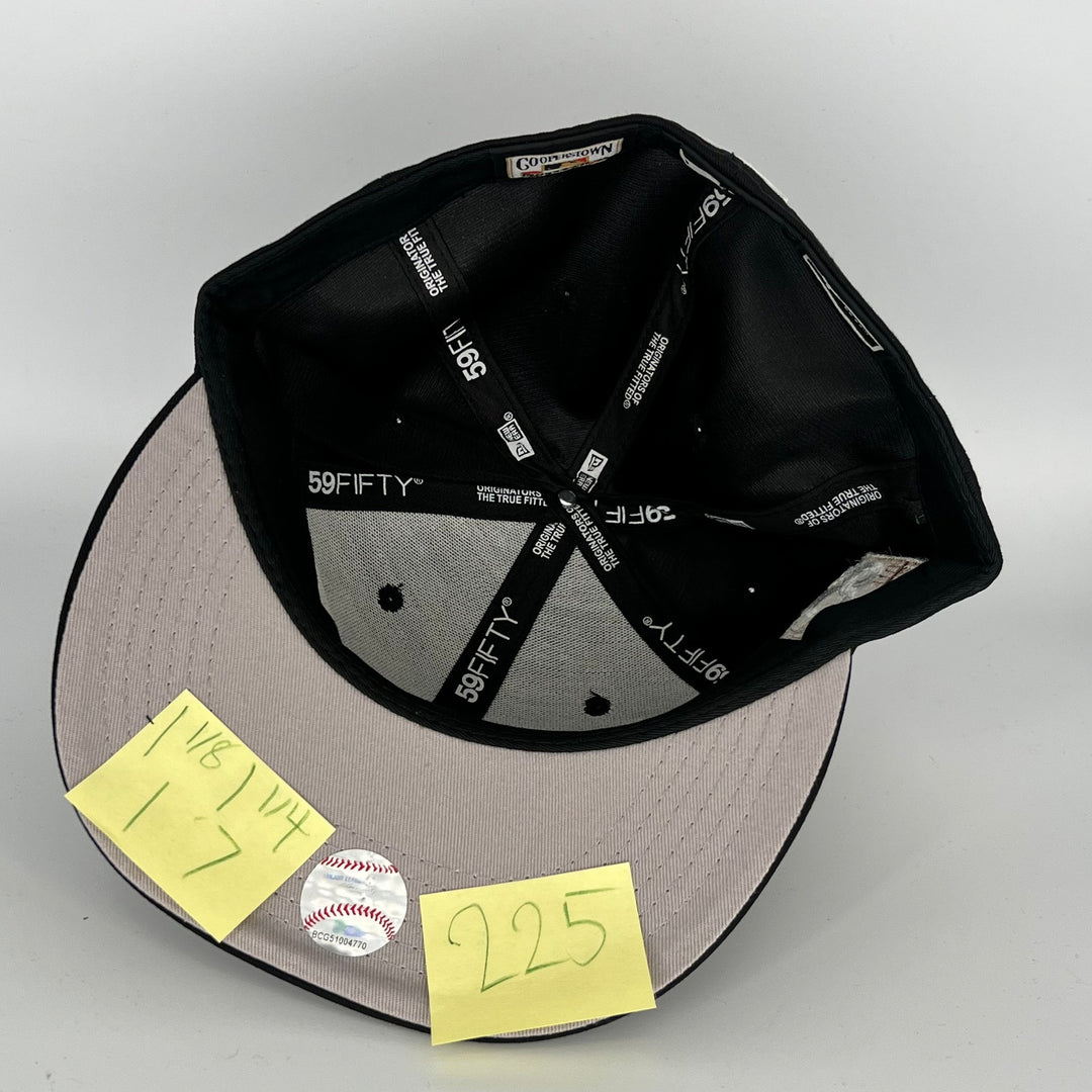 Black Los Angeles Dodgers 60th Anniversary Dodger Stadium Side Patch New Era MLB 59Fifty Fitted Hat