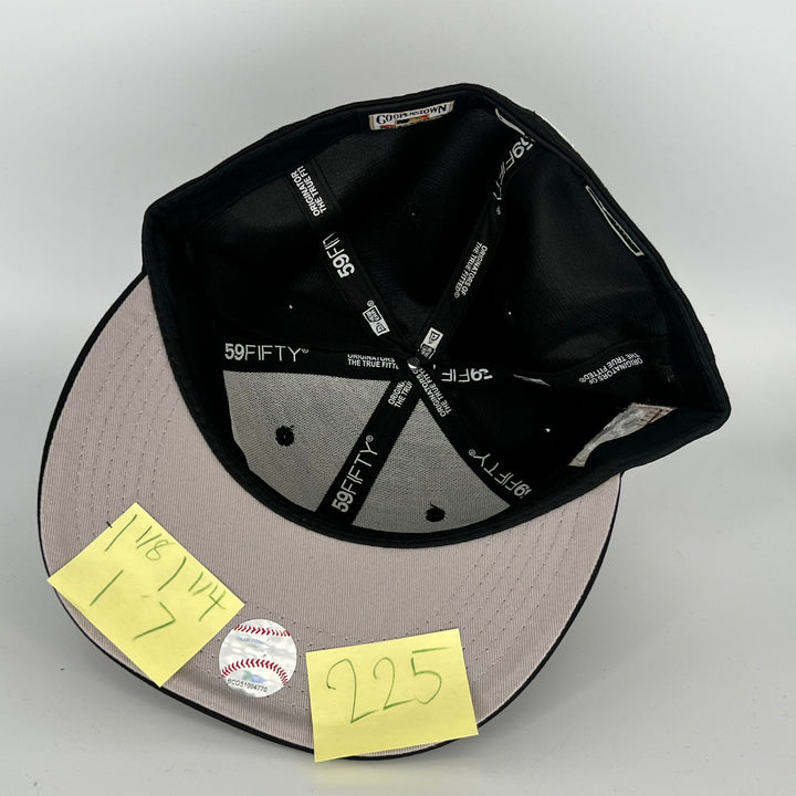 Black Los Angeles Dodgers 60th Anniversary Dodger Stadium Side Patch New Era MLB 59Fifty Fitted Hat