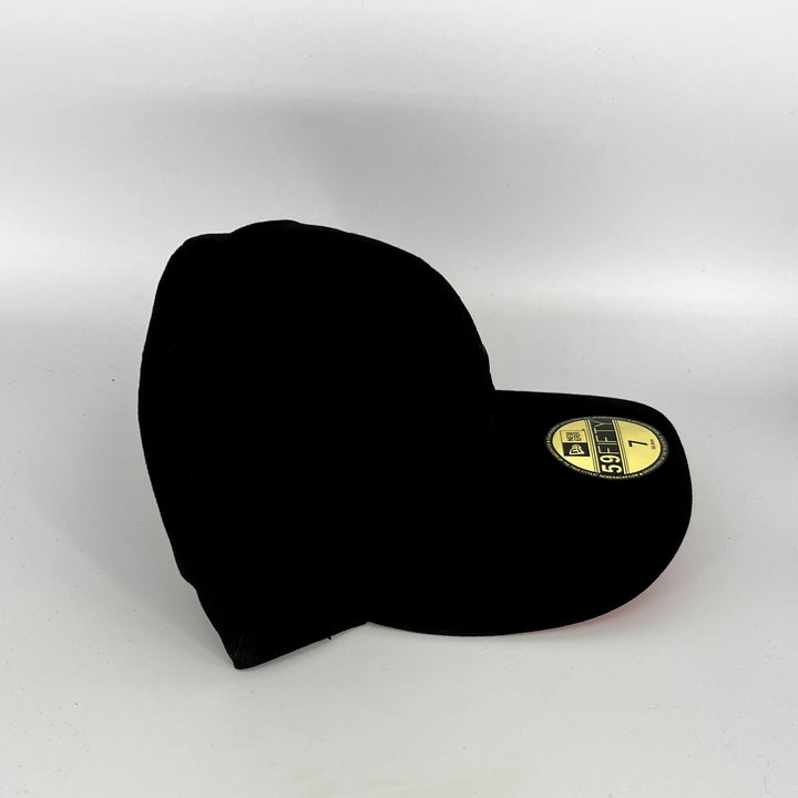 Black Atlanta Braves New Era MLB 59Fifty Fitted Hat