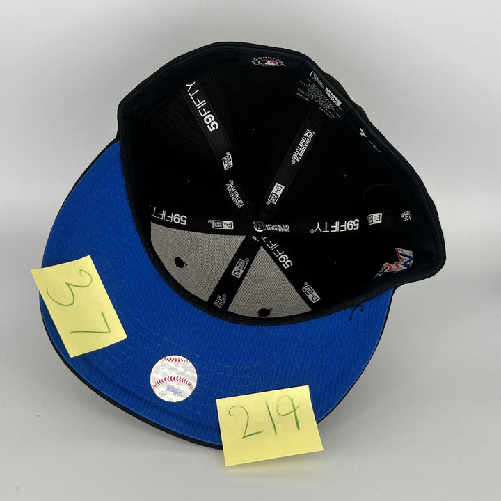 Black Los Angeles Dodgers 75th World Series Side Patch New Era MLB 59Fifty Fitted Hat