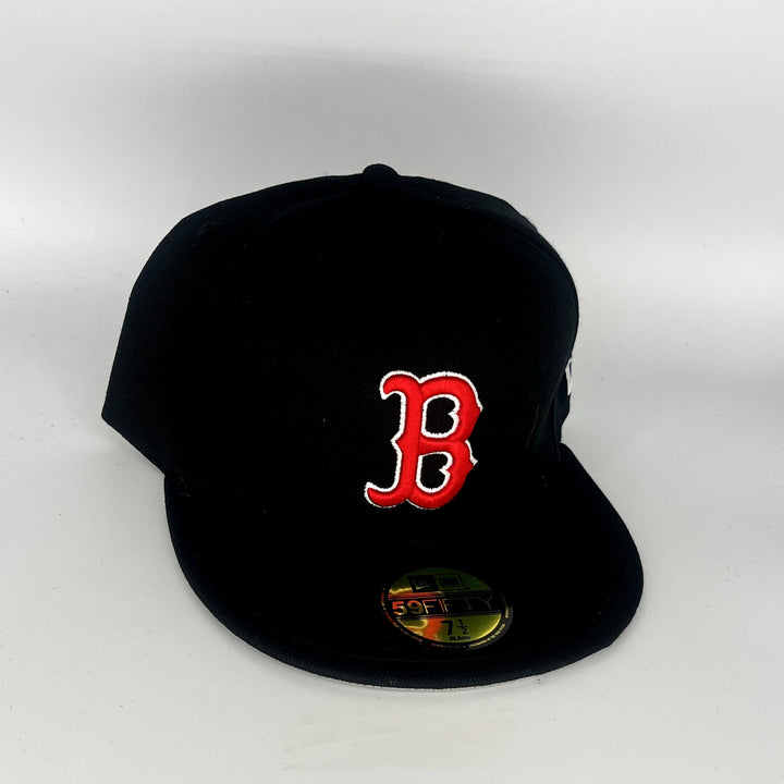 Black Boston Red Sox New Era MLB 59Fifty Fitted Hat