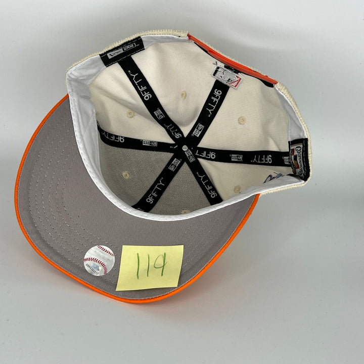 Cream Orange Boston Red Sox 1999 Boston All Star Game Side Patch New Era MLB 9Fifty Snapback Hat