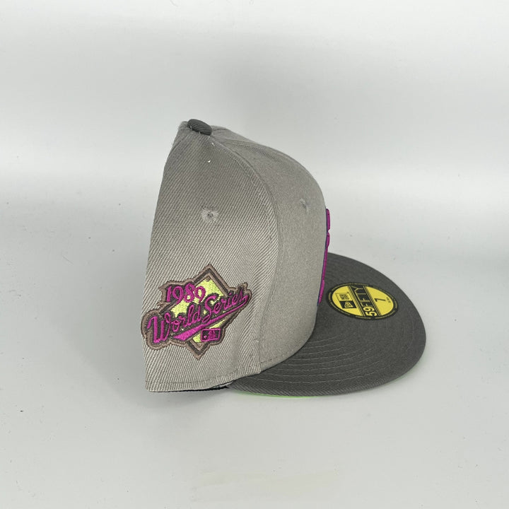 Gray Athletics 1989 World Series SP New Era MLB 59Fifty Fitted Hat