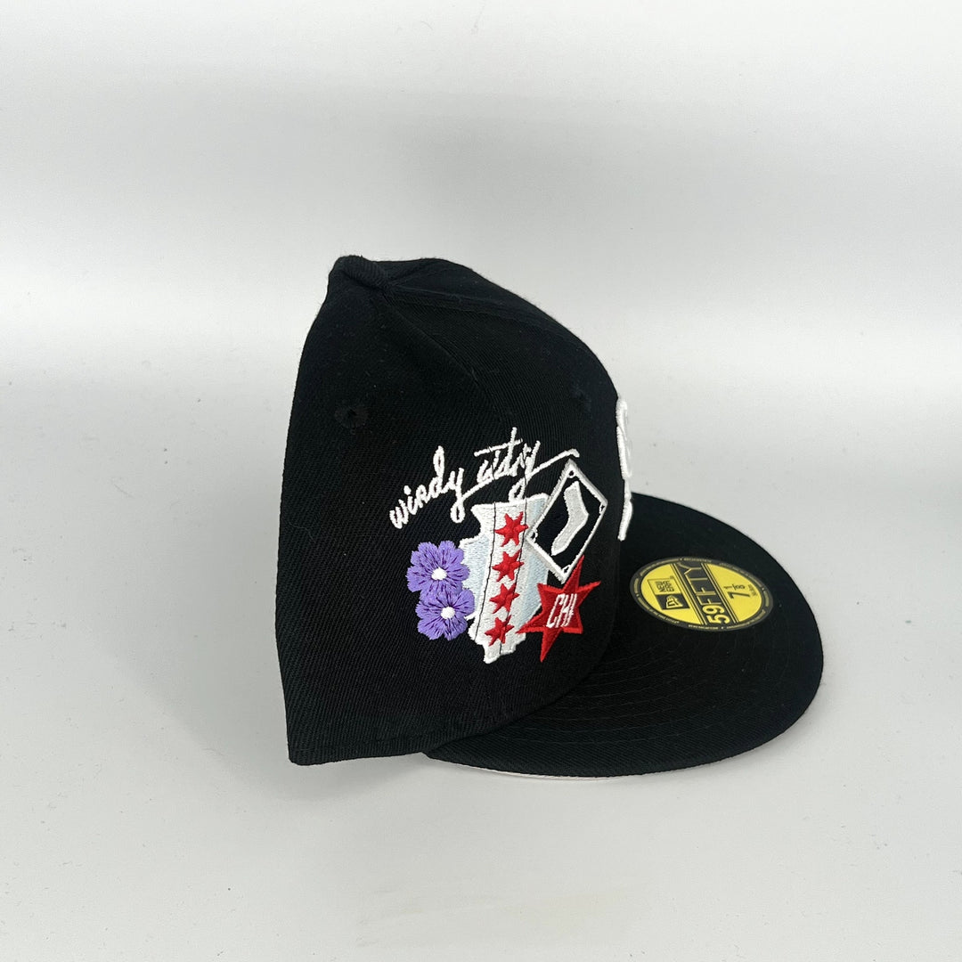 Black Chicago White Sox New Era MLB 59Fifty Fitted Hat