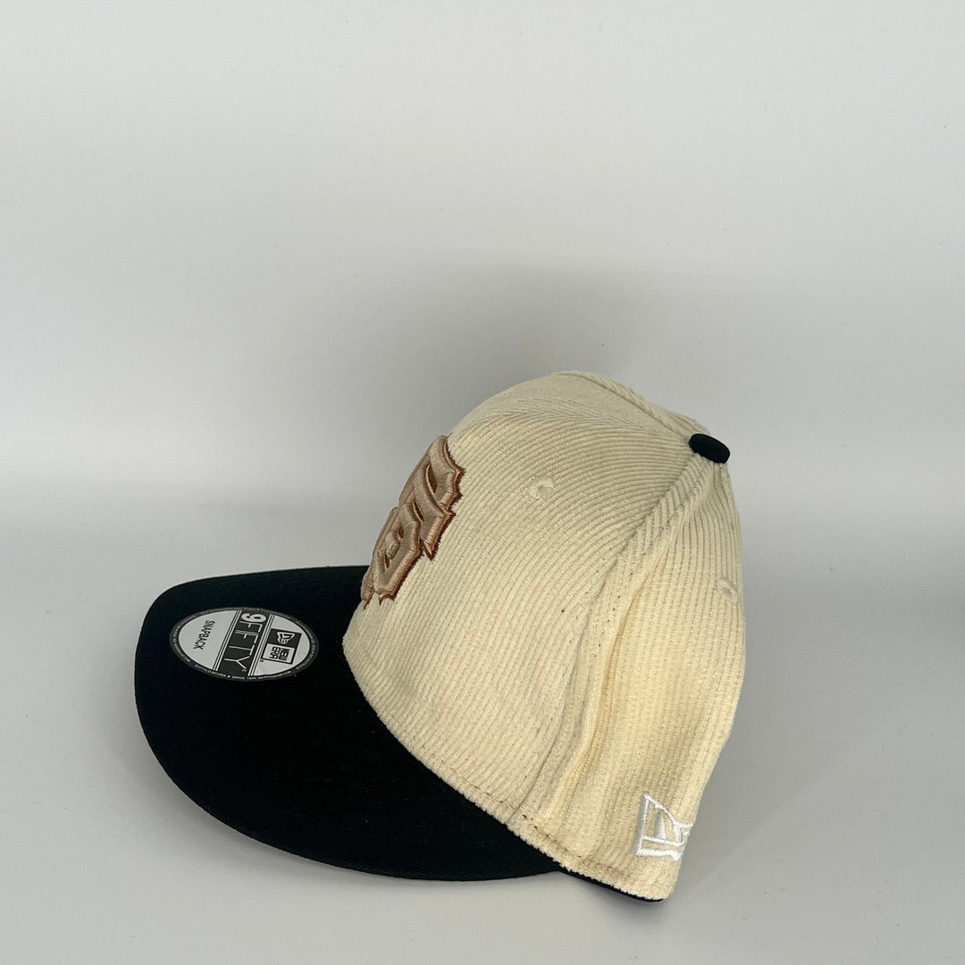 Cream Black San Francisco Giants San Francisco Giants Side Patch New Era MLB 9Fifty Snapback Hat