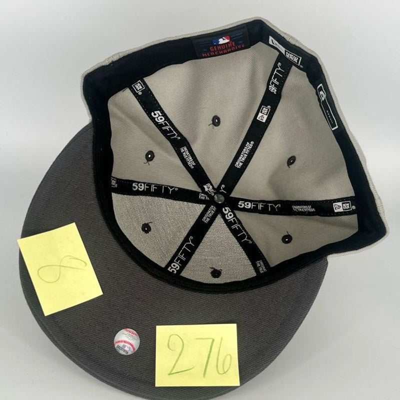 Gray Black New York Yankees New Era MLB 59Fifty Fitted Hats