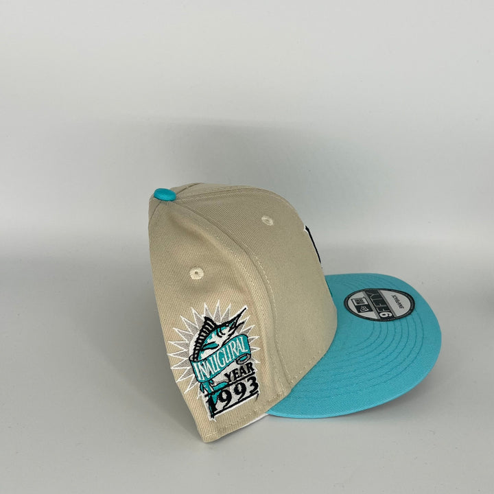 Grey/Blue Florida Marlins Inaugural year 1993 Side Patch New Era MLB 9Fifty Snapback Hat