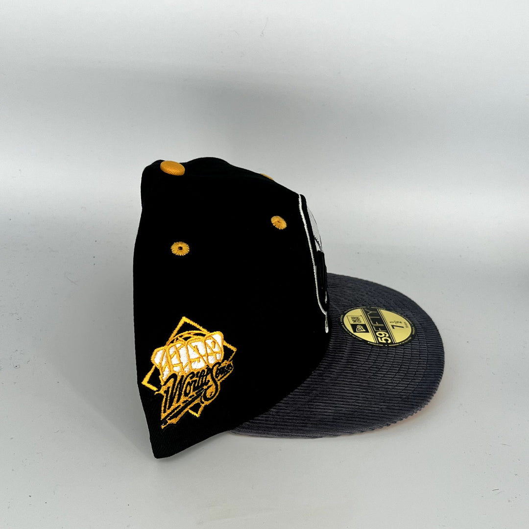 Black Gray New York Yankees 1999 World Series SP New Era MLB 59Fifty Fitted Hat