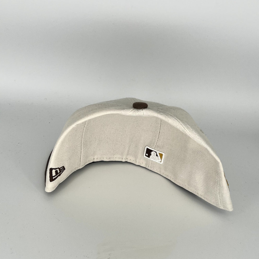 Cream Brown San Diego Padres New Era MLB 59Fifty Fitted Hat